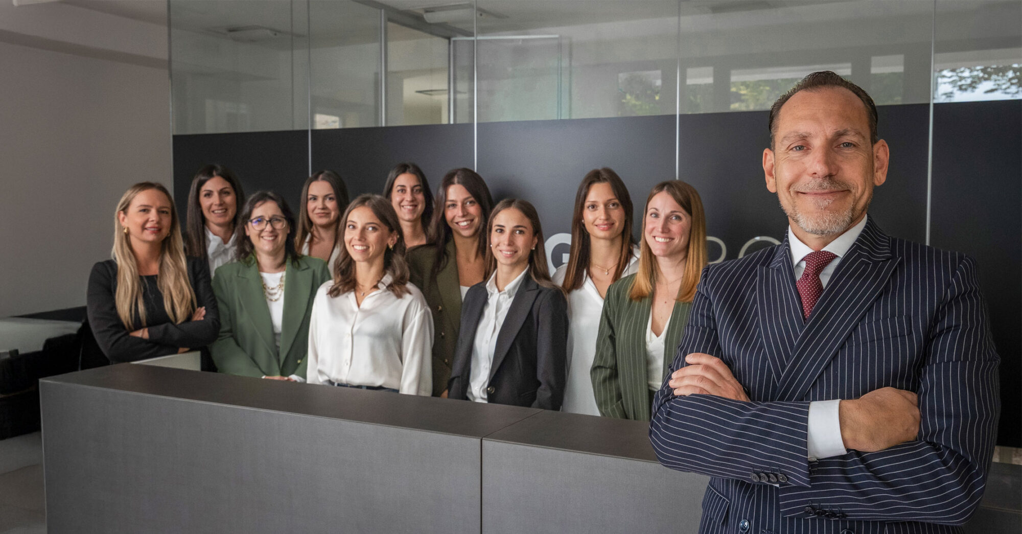 Giacomo bolzonella con il team di bgf group societa di hr advisor a noale venezia edit - BGF Group
